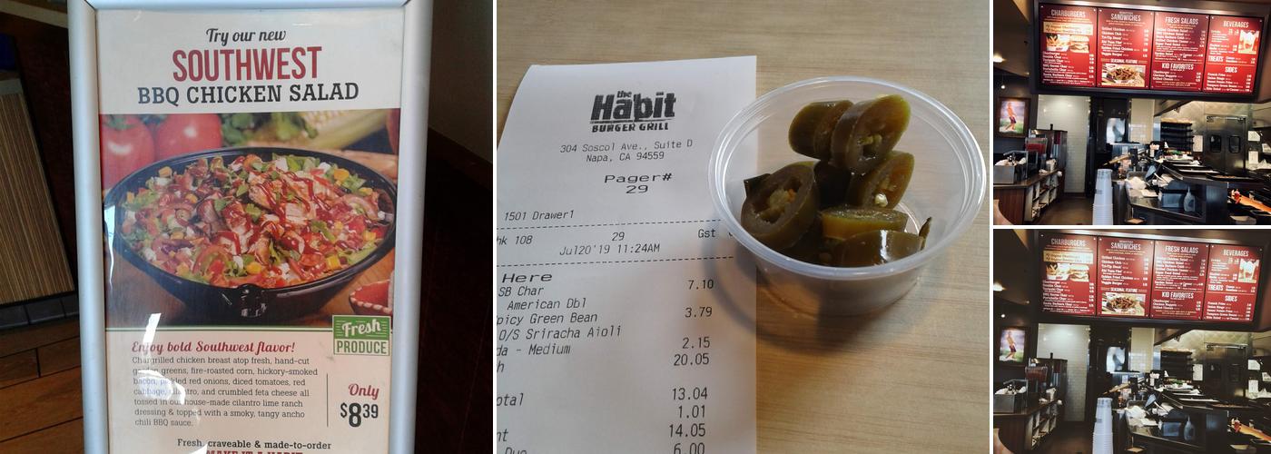 Habit Burger & Grill Menu