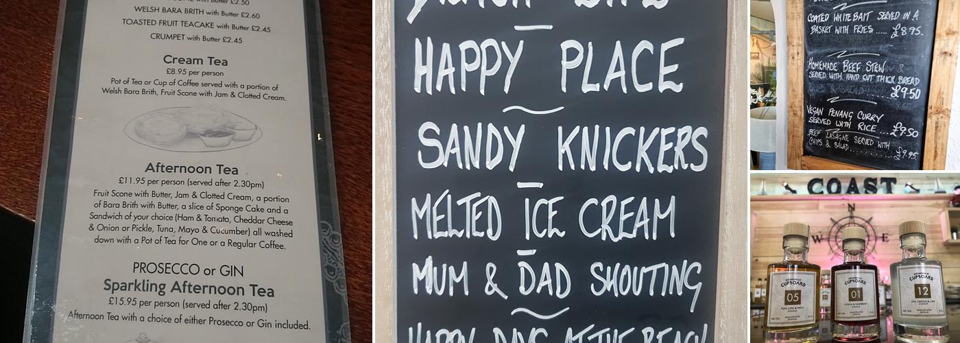 COAST Cafe & Gift Shop Menu