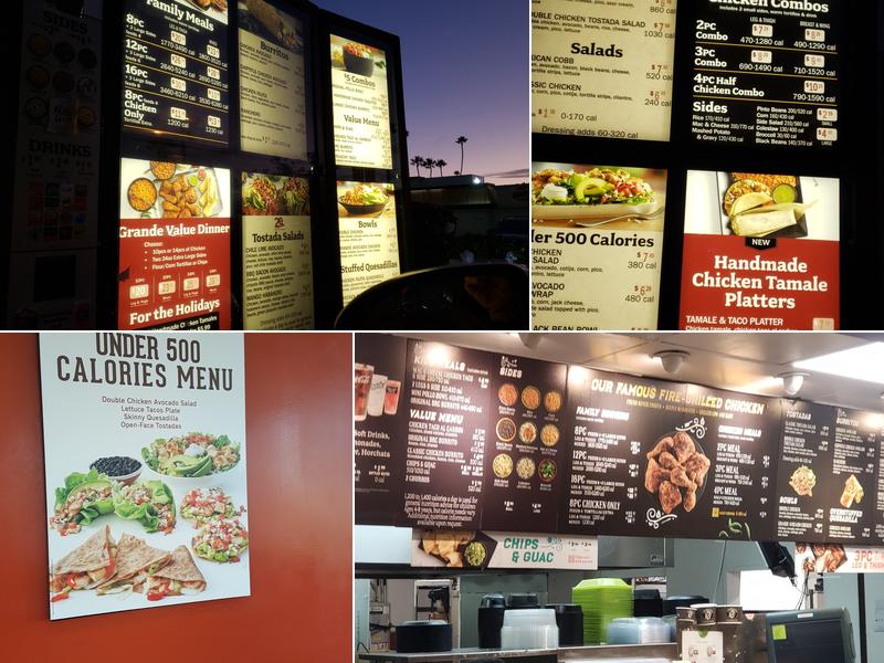 El Pollo Loco Menu