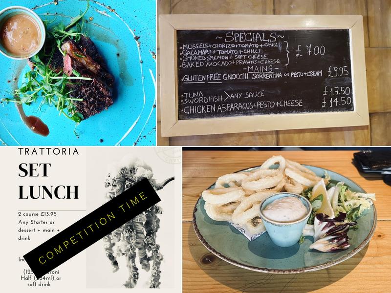 Trattoria Pontypridd Menu