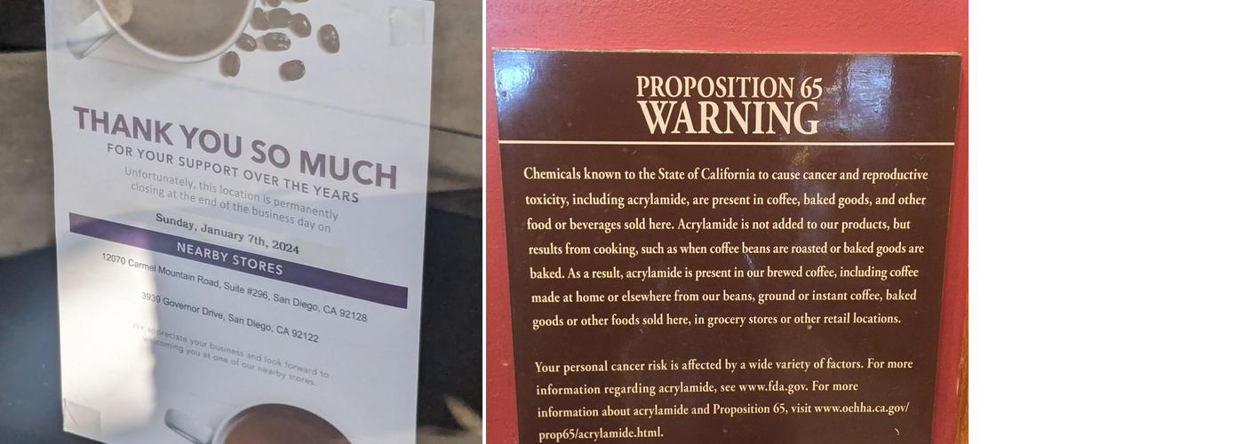 The Coffee Bean & Tea Leaf Menu