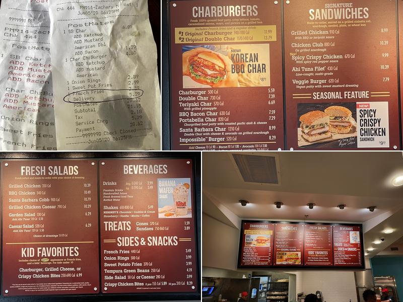 The Habit Burger Grill Menu