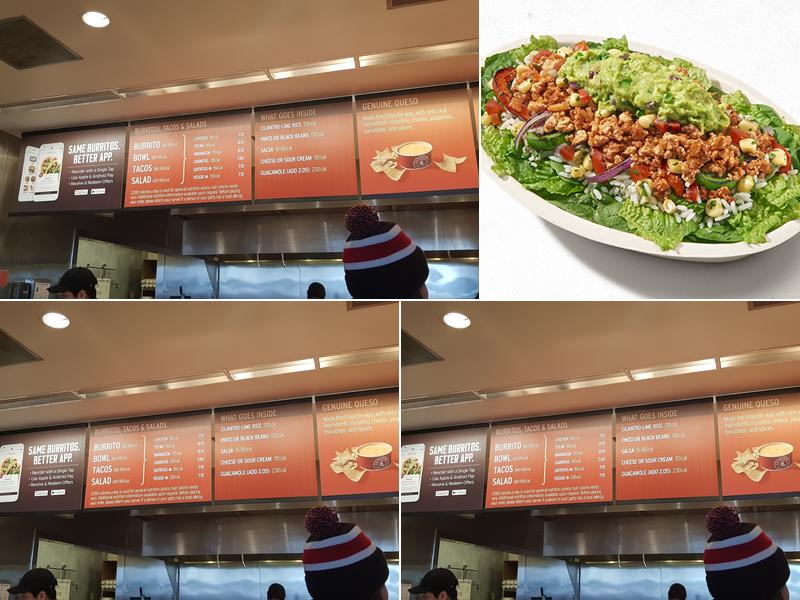 Chipotle Mexican Grill Menu
