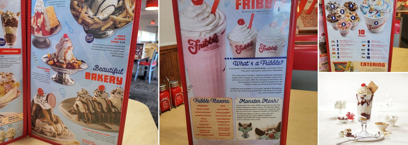 Friendly's Menu
