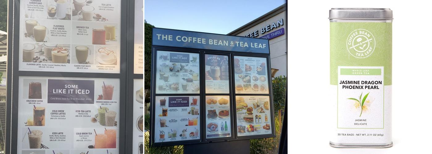 The Coffee Bean & Tea Leaf Menu