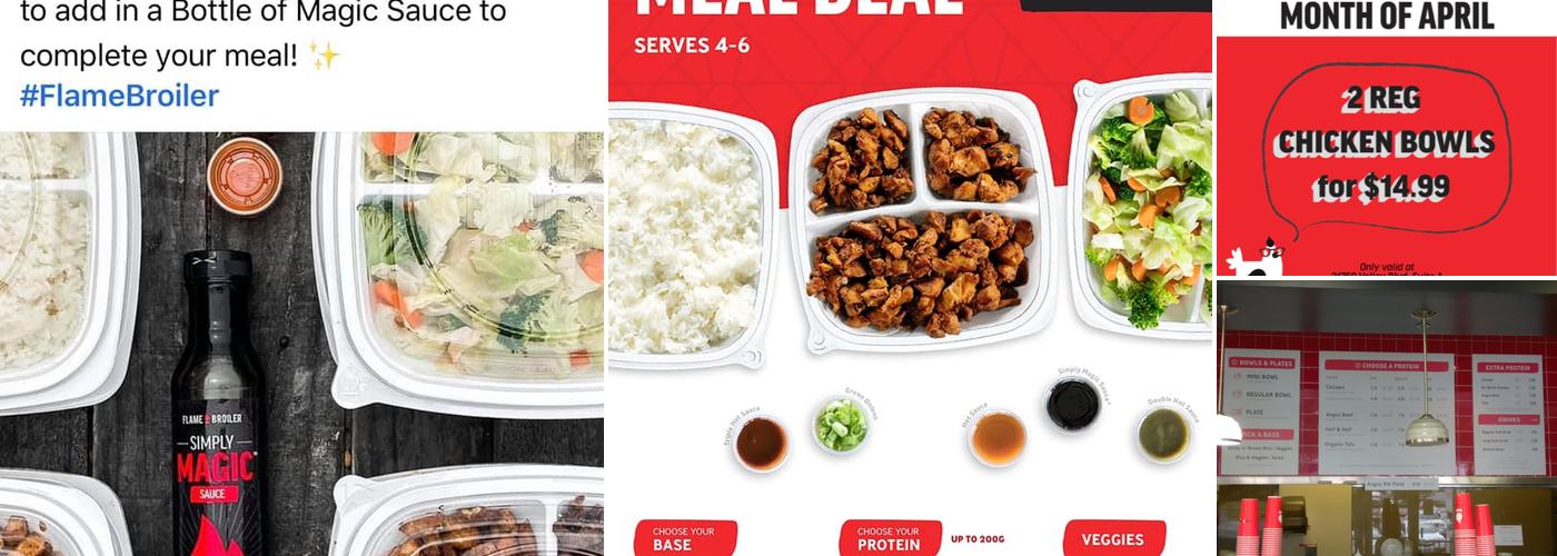 Flame Broiler Menu