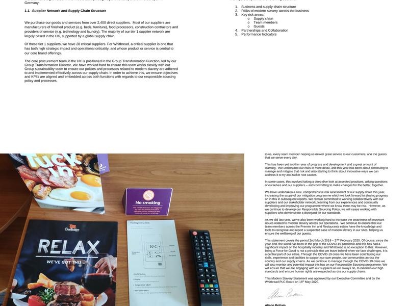 Premier Inn Llanelli Central East hotel Menu