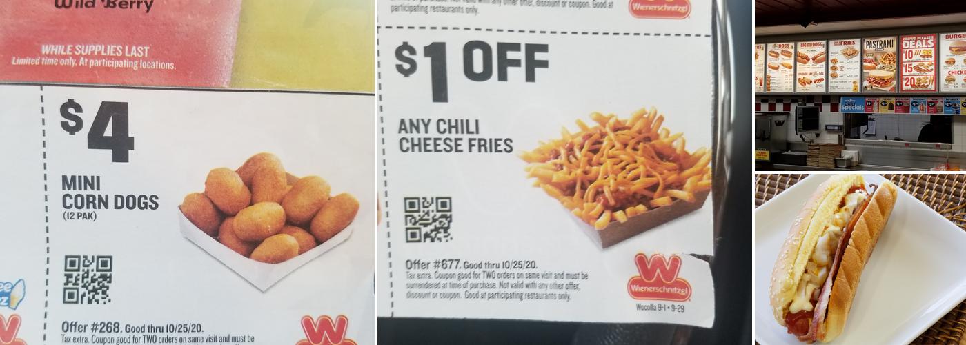 Wienerschnitzel Menu