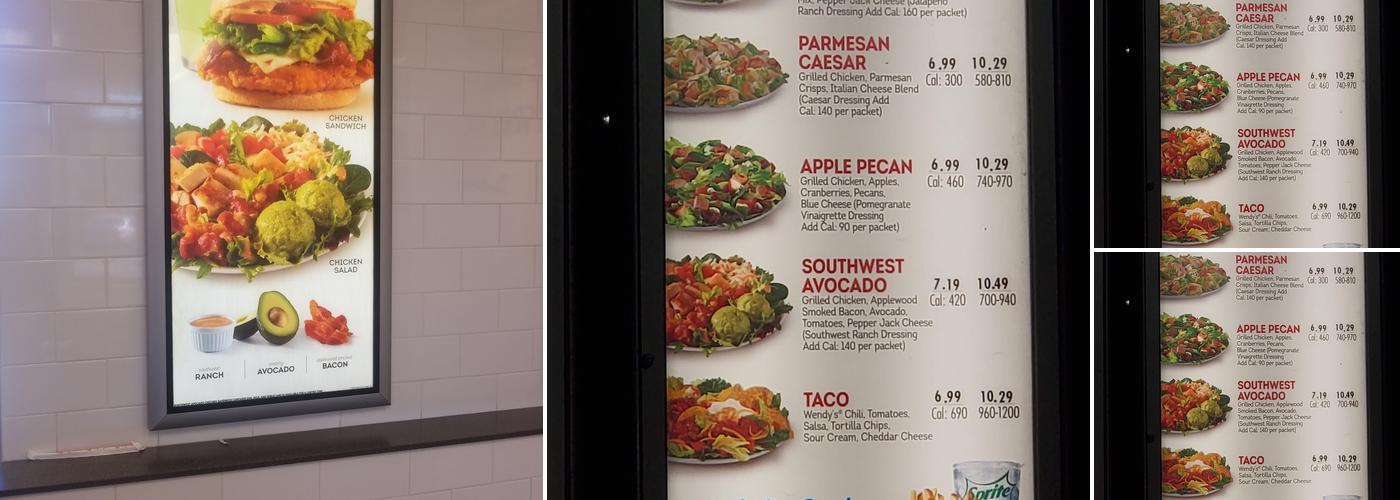 Wendy's Menu