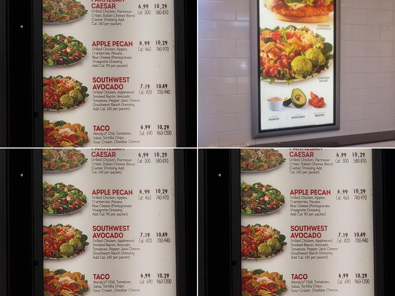 Wendy's Menu