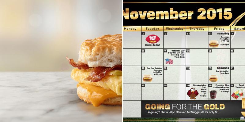 McDonald's Menu