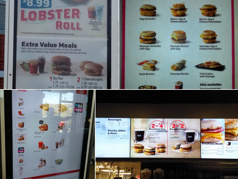 McDonald's Menu