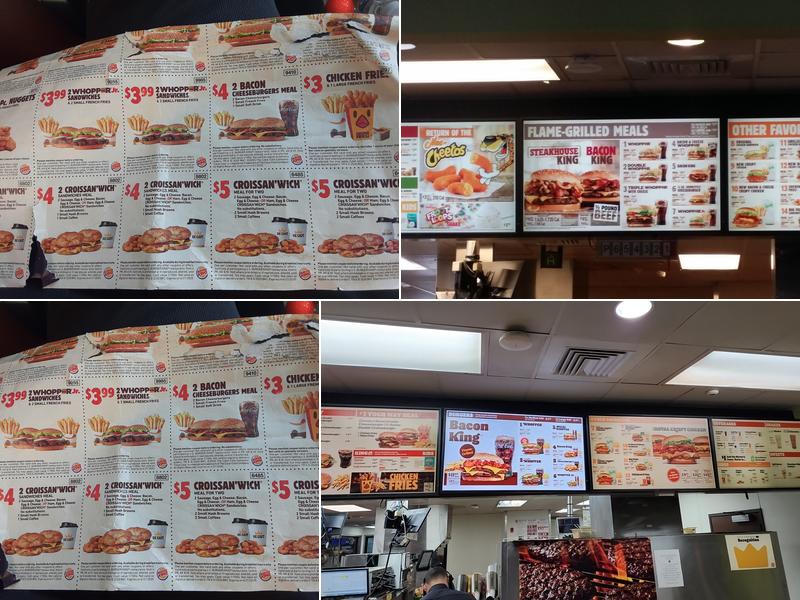 Burger King Menu