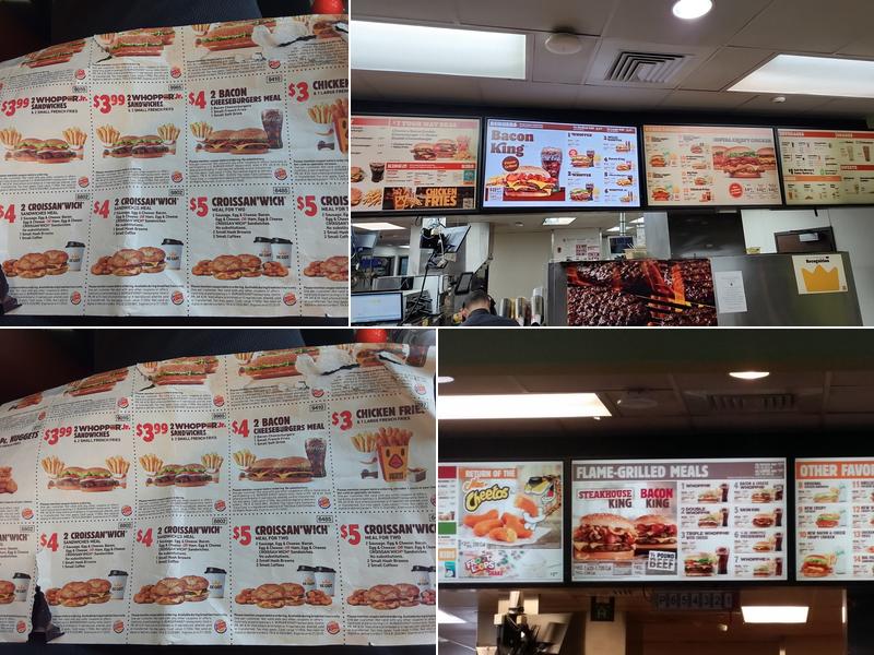 Burger King Menu