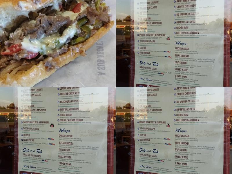 Jersey Mike's Subs Menu