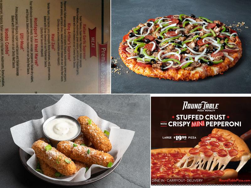 Round Table Pizza Menu