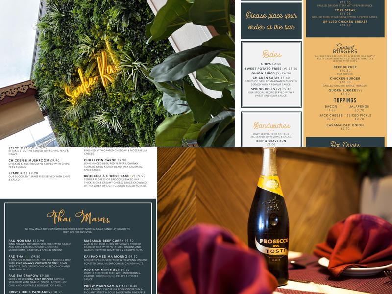 The Highfield Hotel Menu