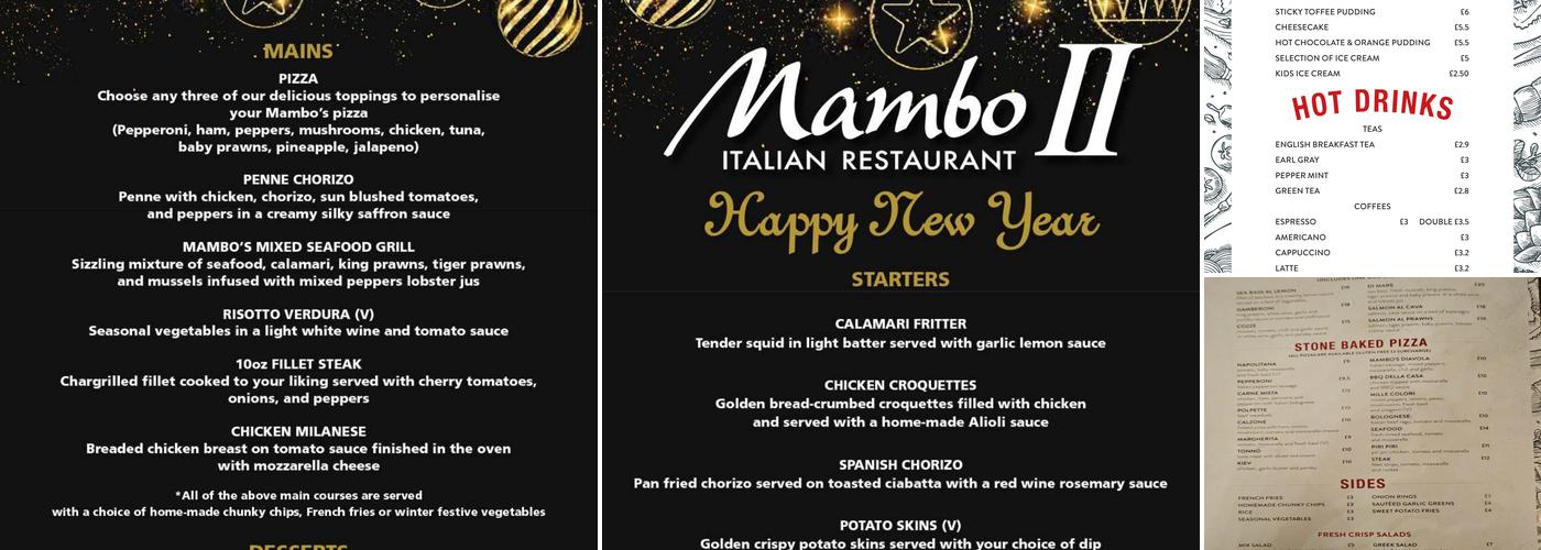 Mambo II Menu