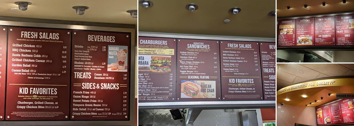 The Habit Burger Grill Menu