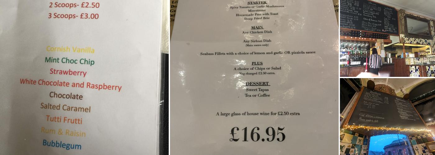 Sambuca Menu