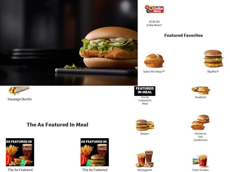 McDonald's Menu