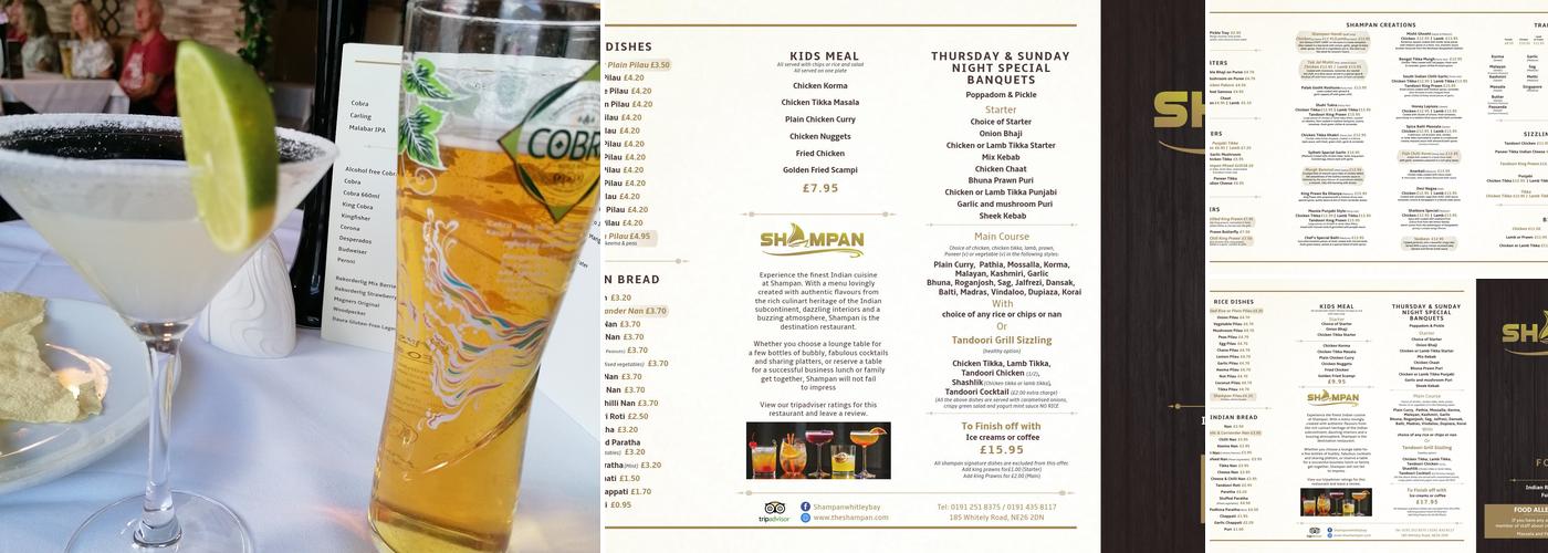 Shampan Restaurant Menu