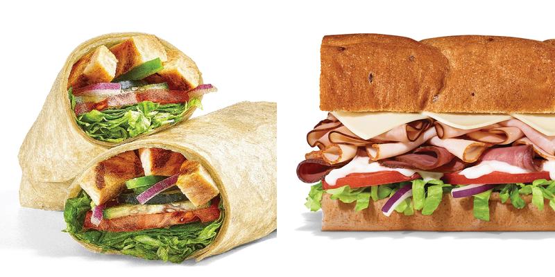 Subway Menu