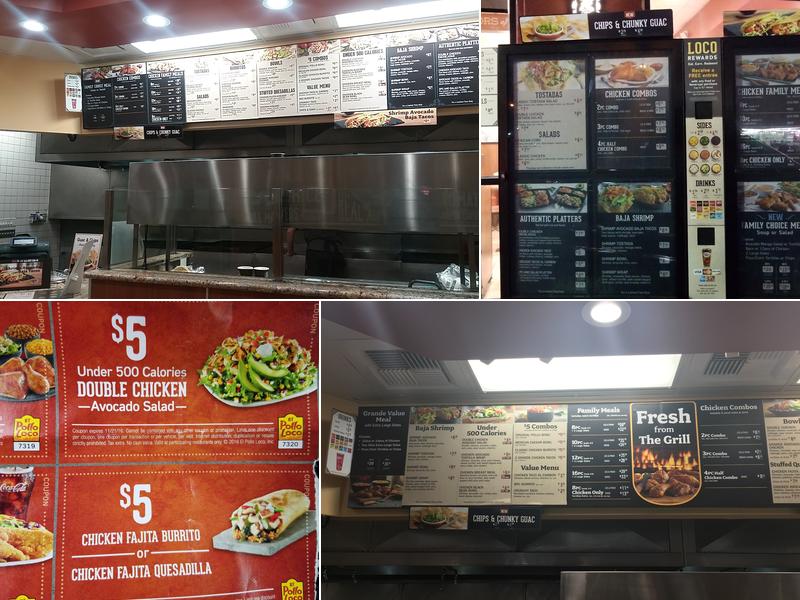 El Pollo Loco Menu