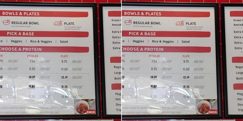 Flame Broiler Menu