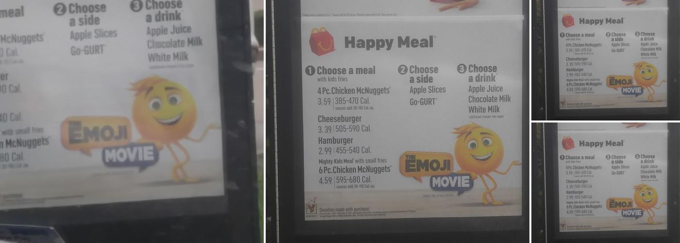 McDonald's Menu