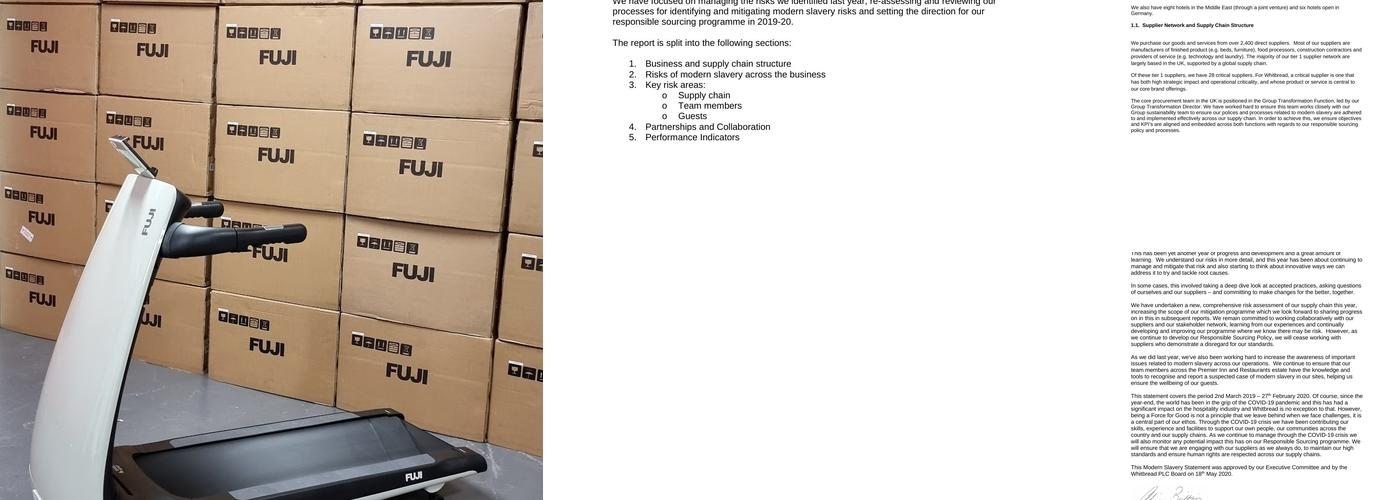 Premier Inn Cobham hotel Menu