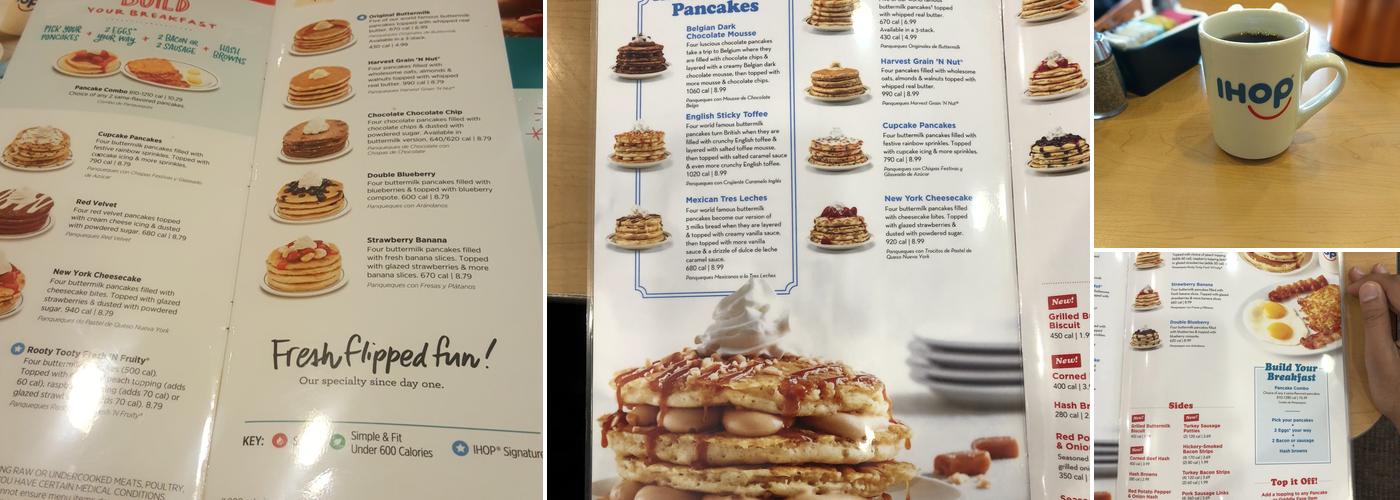IHOP Menu
