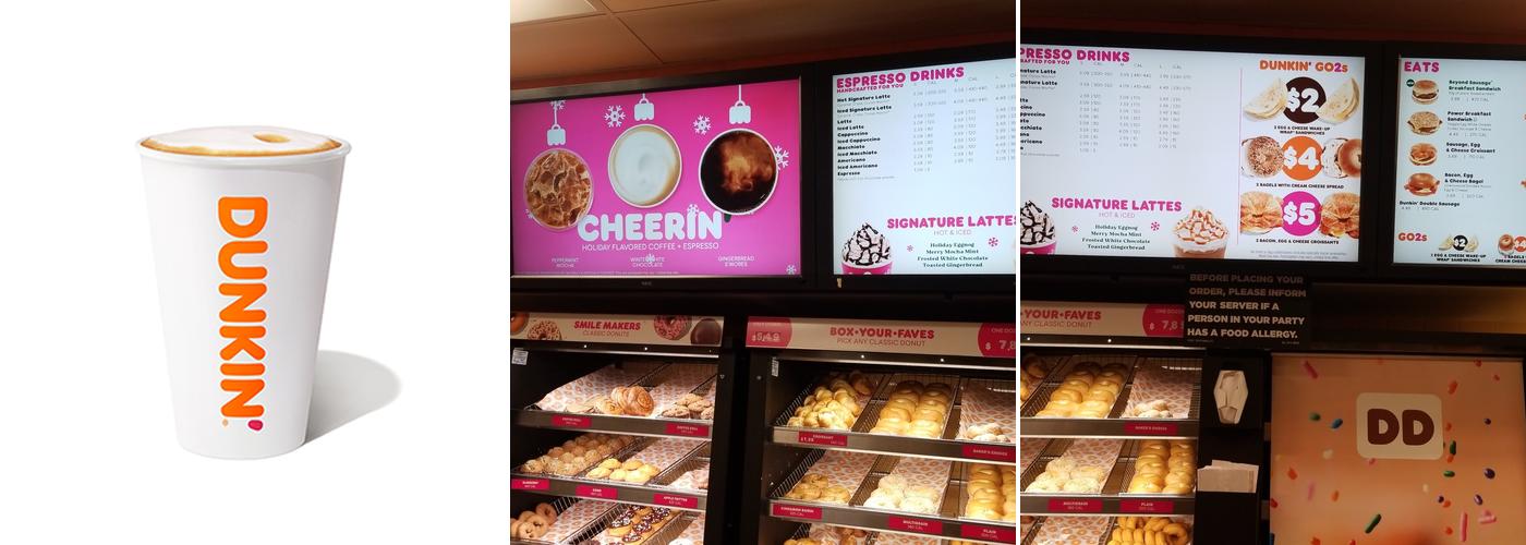 Dunkin' Menu