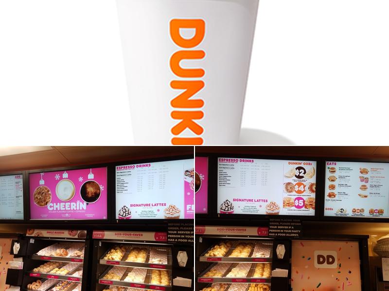 Dunkin' Menu