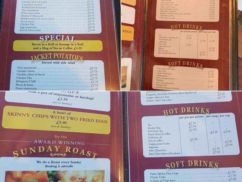 Hectors on the Wey Menu