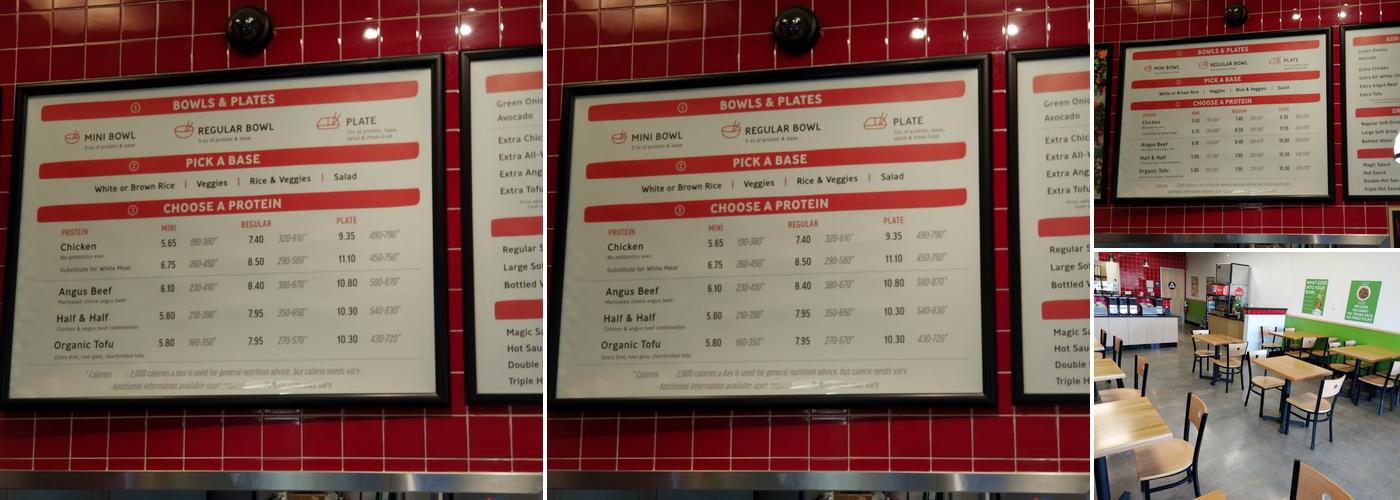 Flame Broiler Menu