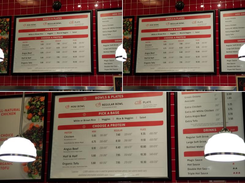 Flame Broiler Menu