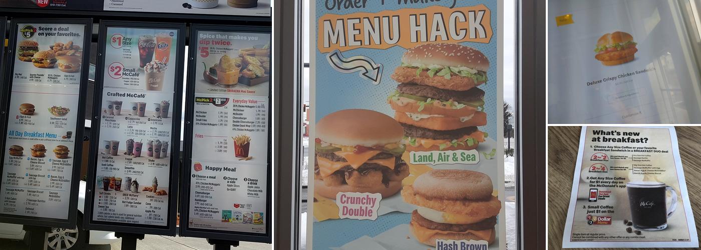 McDonald's Menu