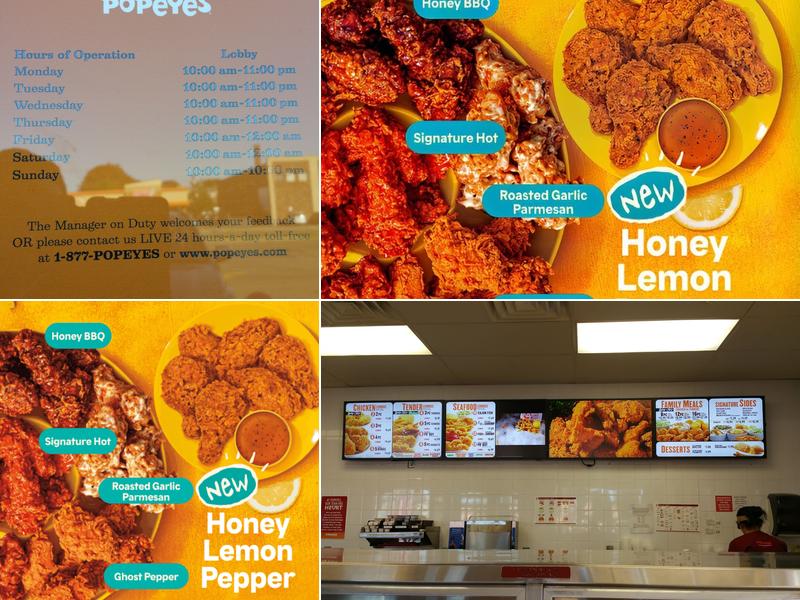 Popeyes Louisiana Kitchen Menu
