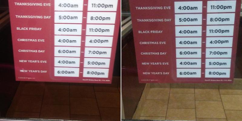 Dunkin' Menu