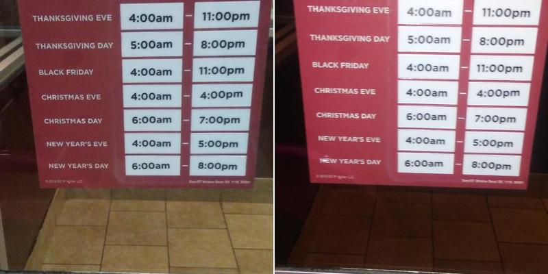 Dunkin' Menu