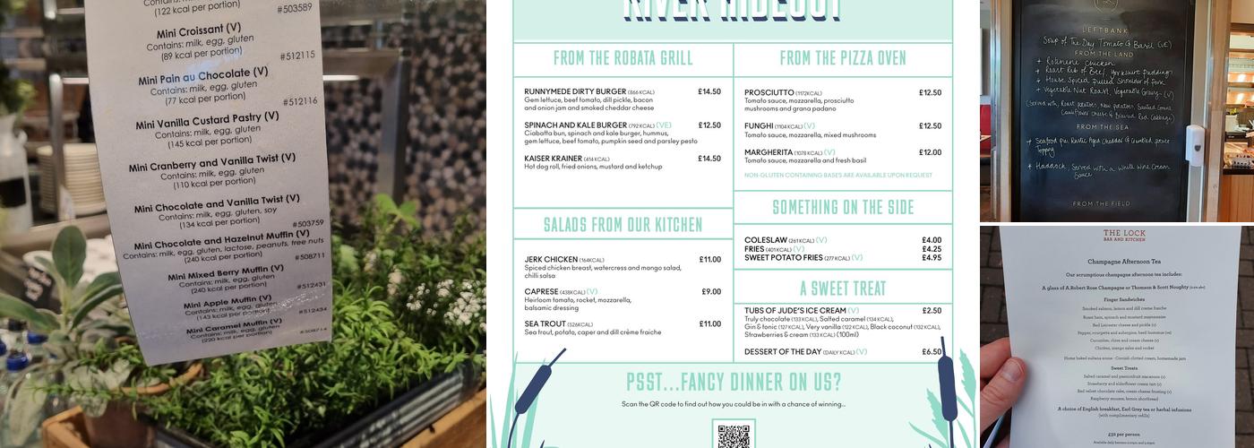 The Runnymede on Thames Hotel and Spa Menu