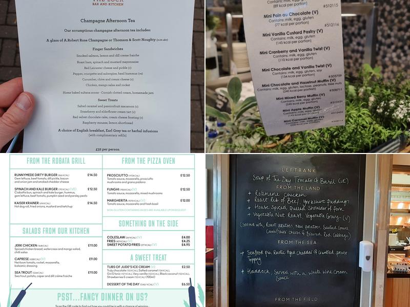 The Runnymede on Thames Hotel and Spa Menu