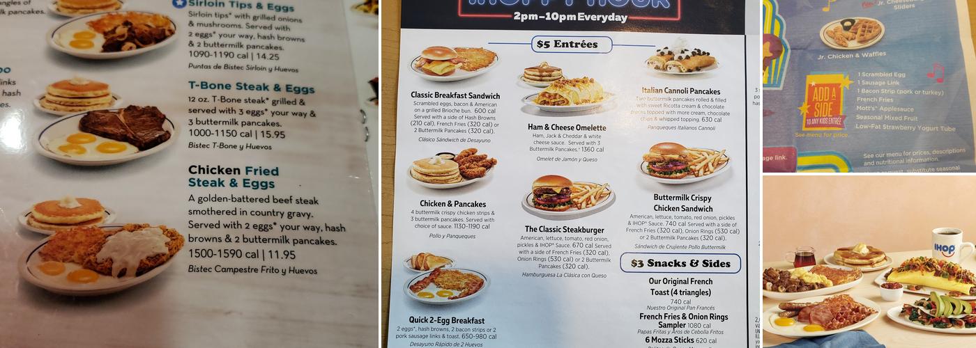 IHOP Menu