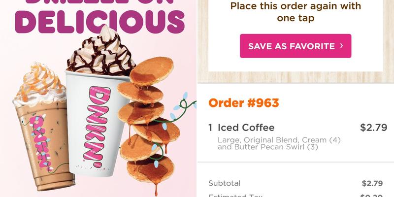 Dunkin' Menu