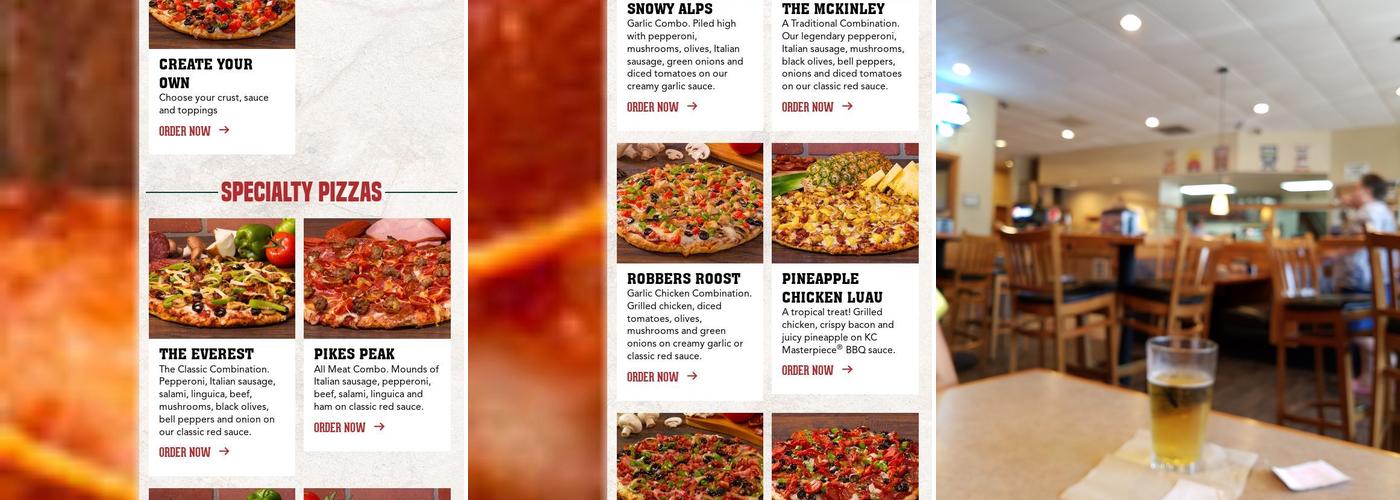 Mountain Mike's Pizza Menu