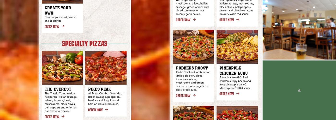 Mountain Mike's Pizza Menu