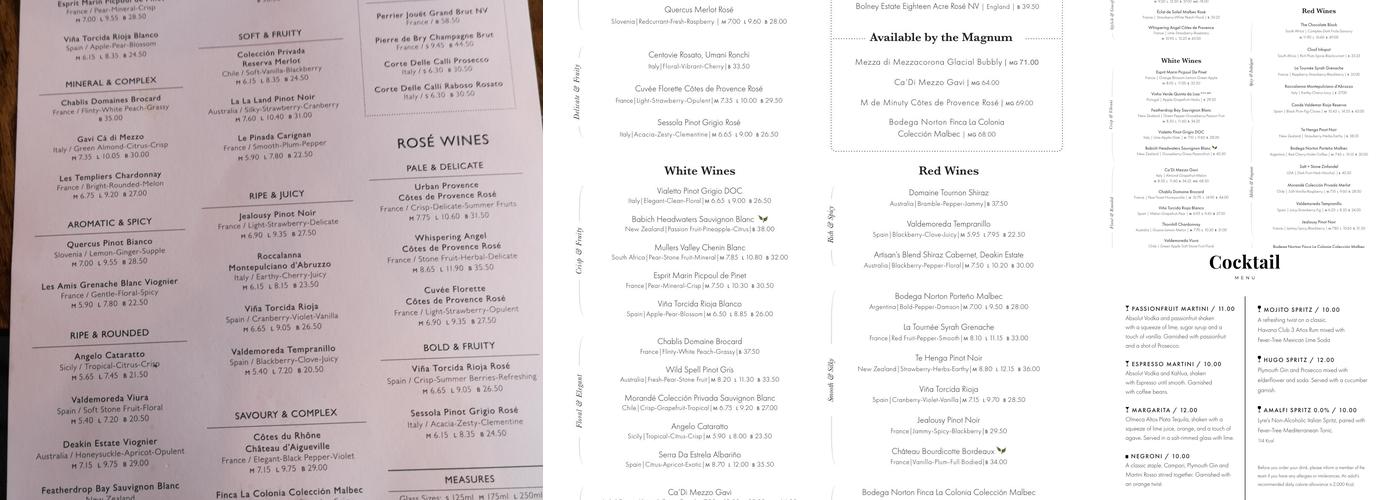 The Bell Fetcham Menu