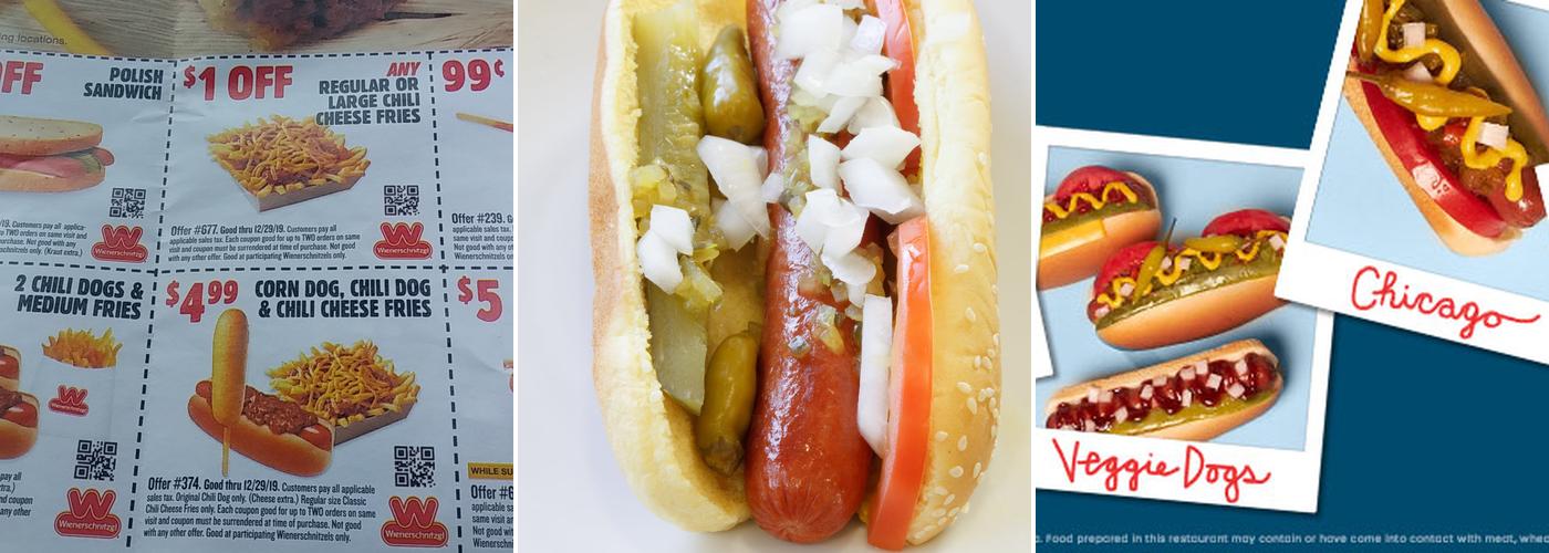 Wienerschnitzel Menu