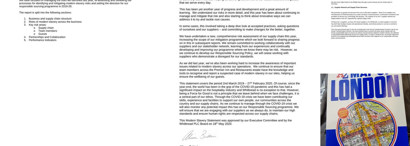 Premier Inn Redhill Reigate hotel Menu